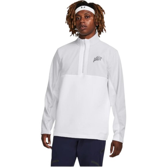 USNA Navy Midshipmen Under Armour Men's 1/2 Zip Storm Pullover Jacket Size XL - Picture 2 of 16